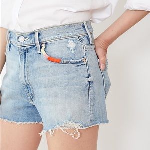 NWT Mother Easy Does it Short in Thanks for Nothin